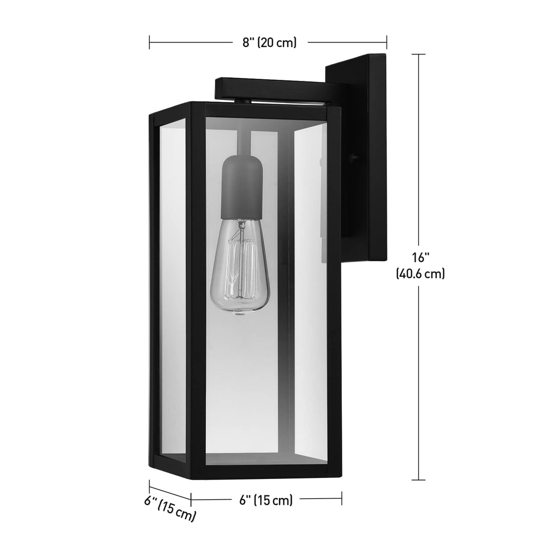 Globe Electric 44176 Bowery 1-Light Outdoor and Indoor Wall Sconce with a - Diamond Home USA