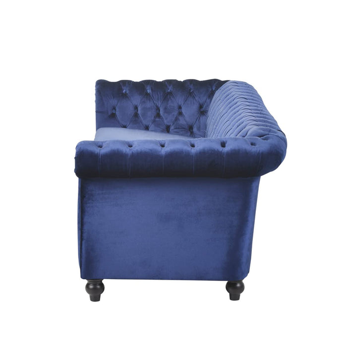 Christopher Knight Hom Norma Sofas Midnight Blue Dark Brown - Diamond Home USA