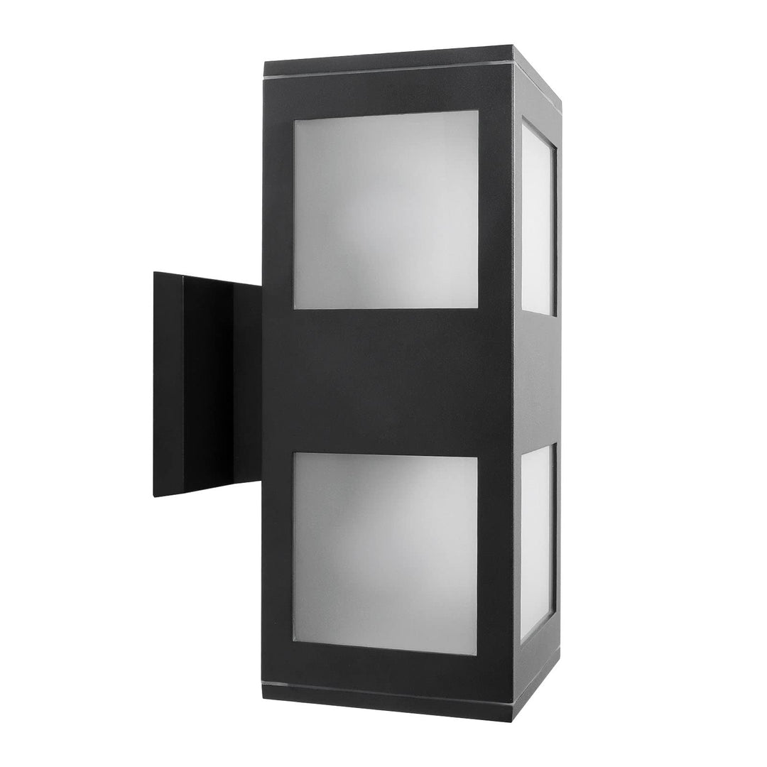 Waterproof Outdoor Wall Lantern Square Up Down Led Porch Sconce - Diamond Home USA