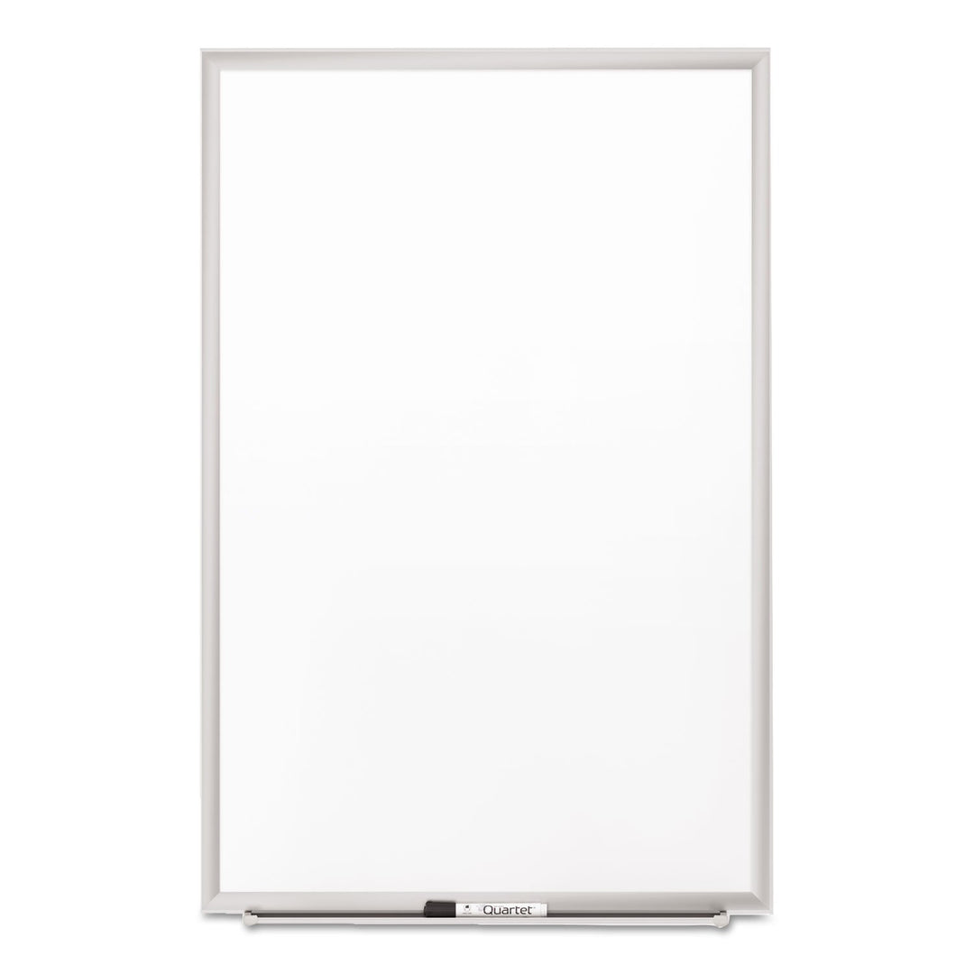 Quartet Magnetic Porcelain Whiteboard 2' x 3' White Board Premium Duramax Silver - Diamond Home USA