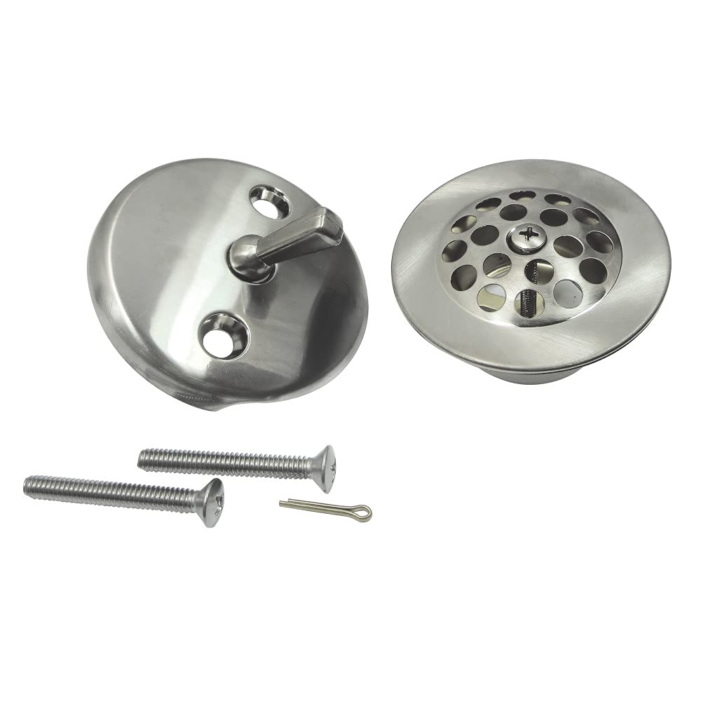 Kingston Brass DTL5305A8 Made to Match Grid Tub Drain Kit Brushed Nickel