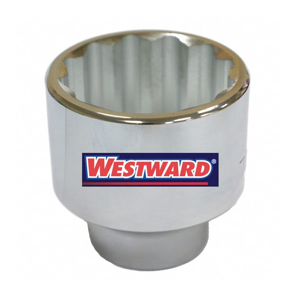 WESTWARD 45J256 Socket Steel Chrome 77 mm