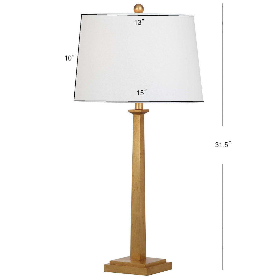 SAFAVIEH Lighting Collection Andino Gold 32-inch Bedroom Living Room Home Office - Diamond Home USA