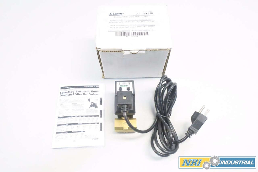 Speedaire 13X528 Auto Drain Valve 100-120V 1/2 In.