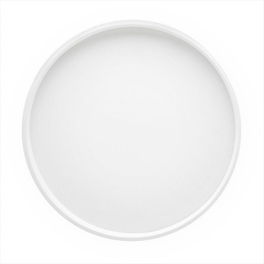 Kraftware Bartenders Choice Serving Tray - White 14-Inch Food Tray for Coffee