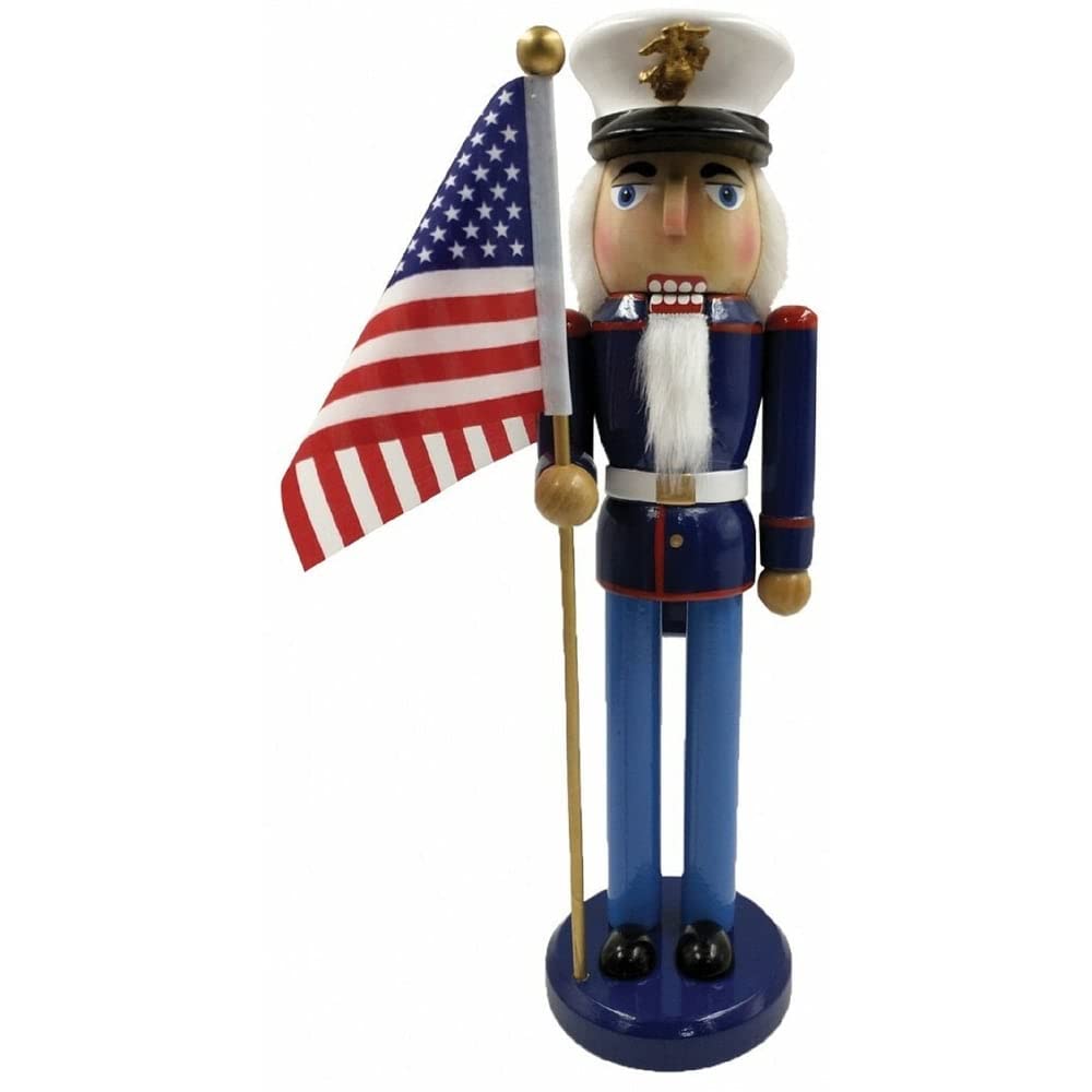 Santa's Workshop Marine Nutcracker - Thumbnail 2