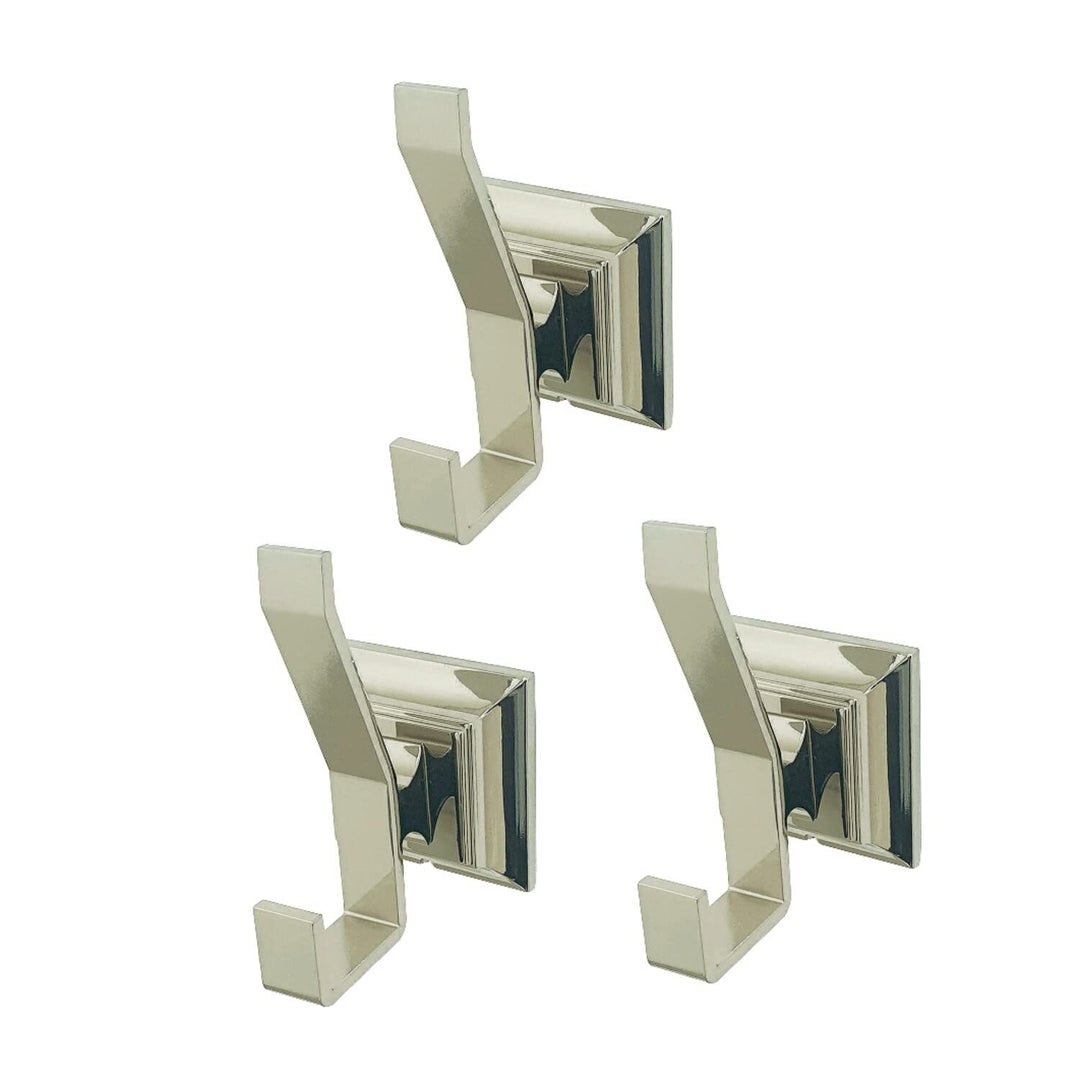 Kingston Brass Monarch 3-Piece Bathroom Robe Hook/Towel Hook Matte Matte