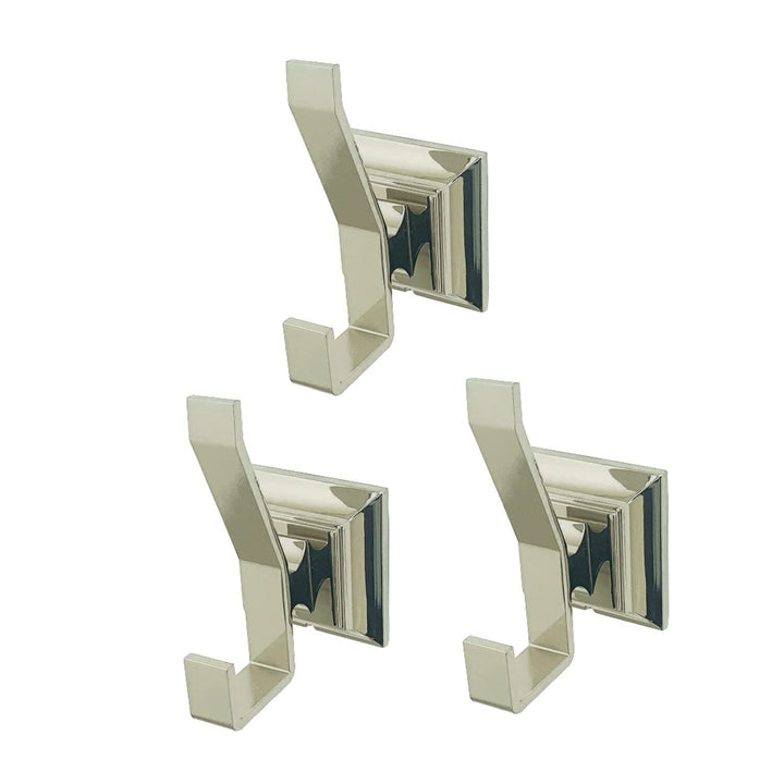 Kingston Brass Monarch 3-Piece Bathroom Robe Hook/Towel Hook Matte Matte