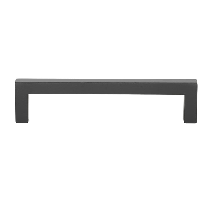GlideRite 5-1/16" Center to Center Solid Square Cabinet Bar Pull Matte Black