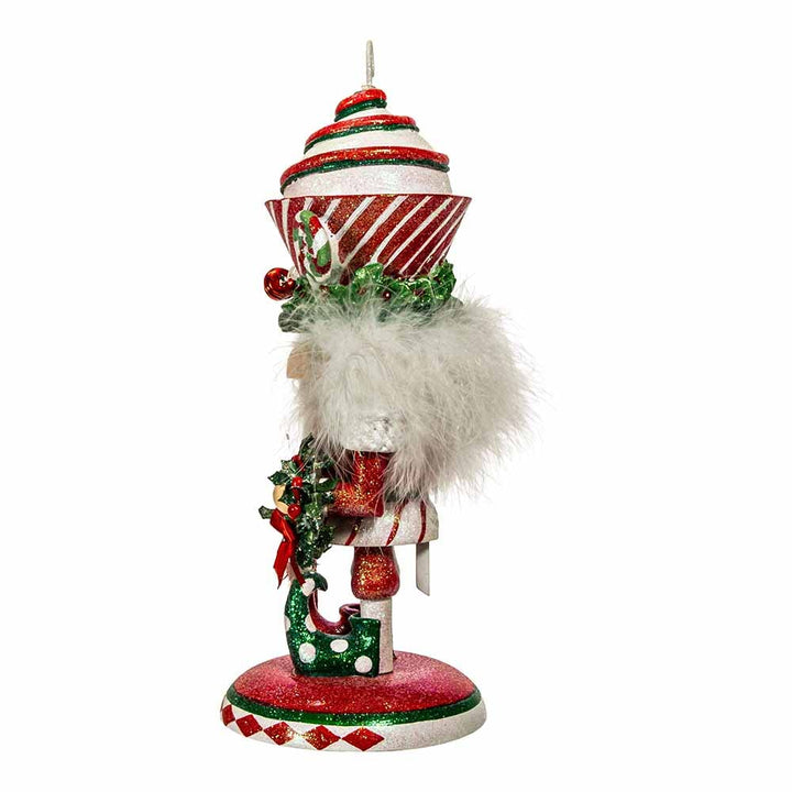 Hollywood Nutcrackers Hollywood Cupcake Swirl Hat Nutcracker 12-Inch - Diamond Home USA