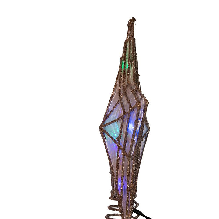 Kurt Adler UL 10-Light LED Color-Changing Star Treetop - Diamond Home USA