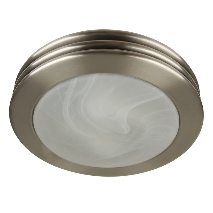 Ultra Quiet Bathroom Exhaust Fan With Led Light 80cfm 2.0 Round Ventilation Brushed Nickel
