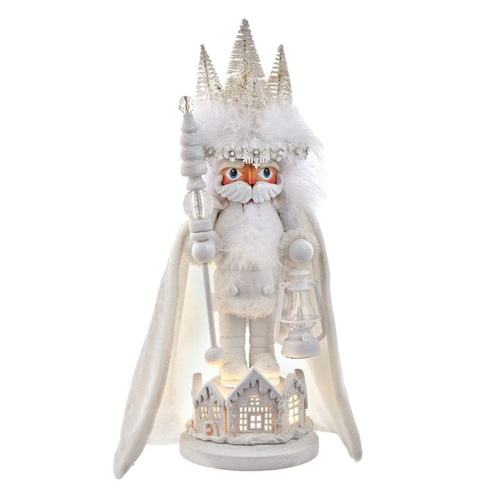 15-inch Hollywood White Winter Led Hat Nutcracker