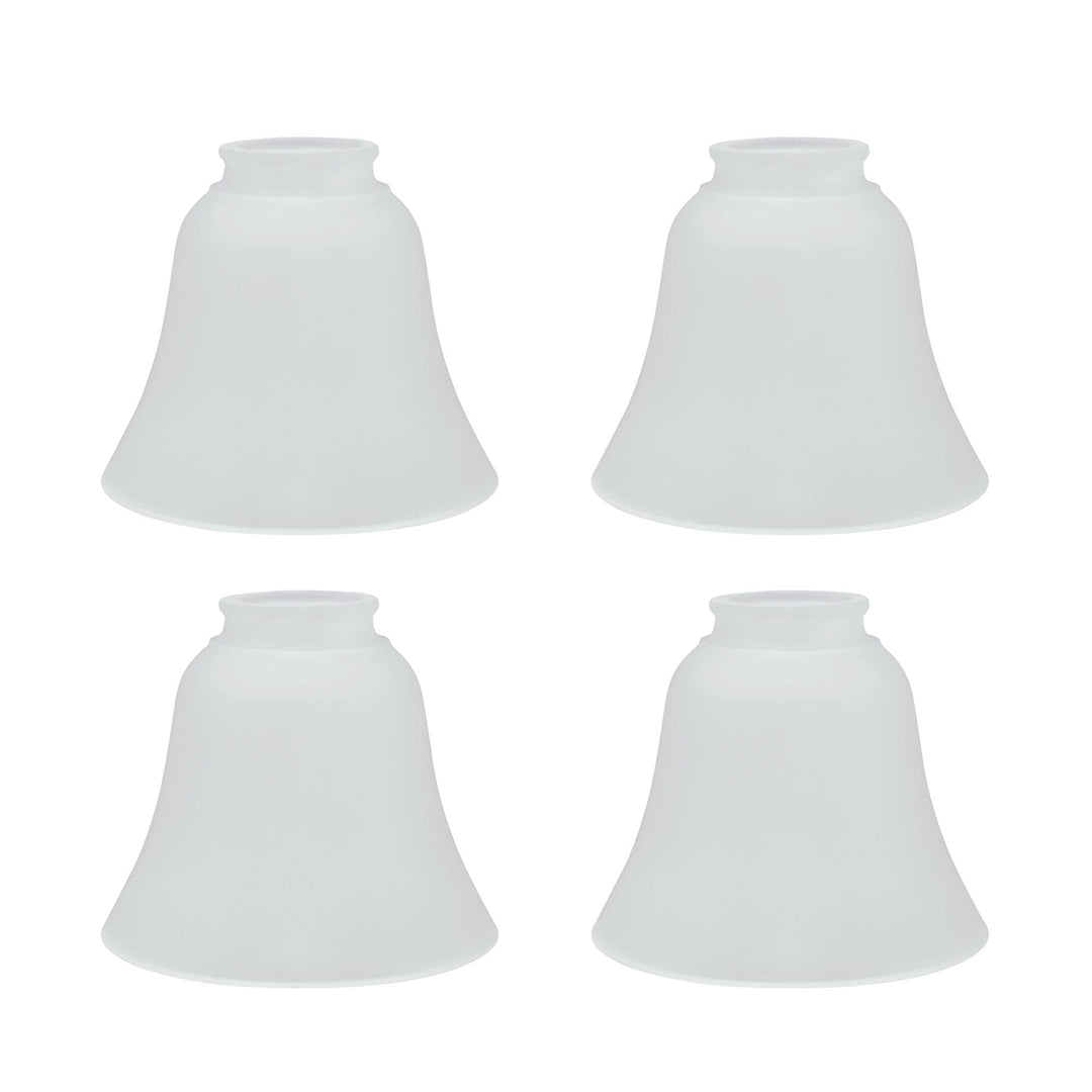 Bell Shaped Frosted Replacement Glass Shade 2 1/4" Fitter Size 4 /4" High X 5