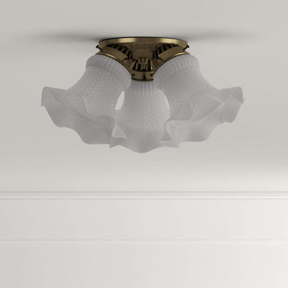 Westinghouse 6668600 Three-Light Flush-Mount Interior Ceiling Fixture Antique - Diamond Home USA