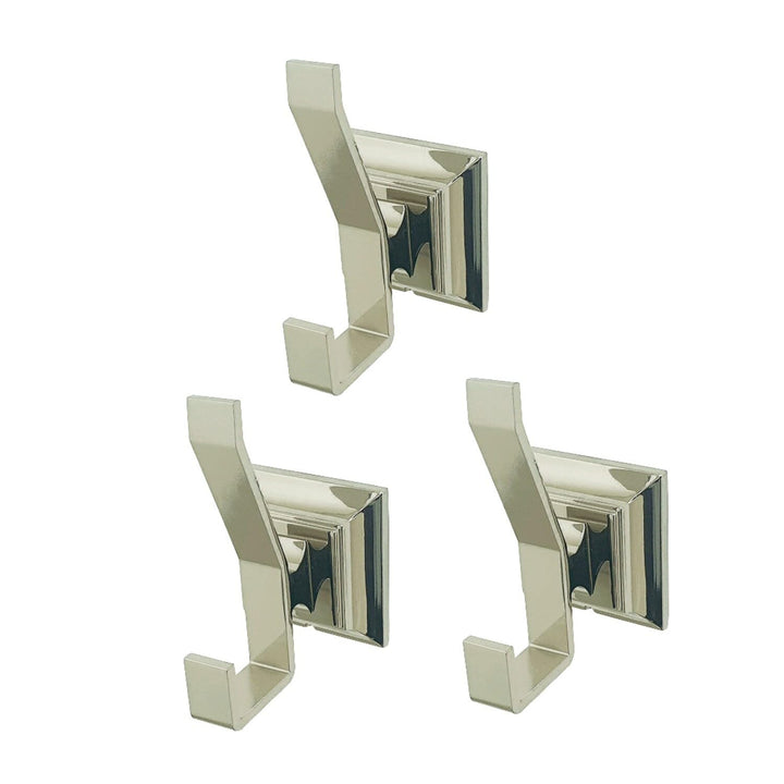 Kingston Brass Monarch 3-Piece Bathroom Robe Hook/Towel Hook Matte Matte