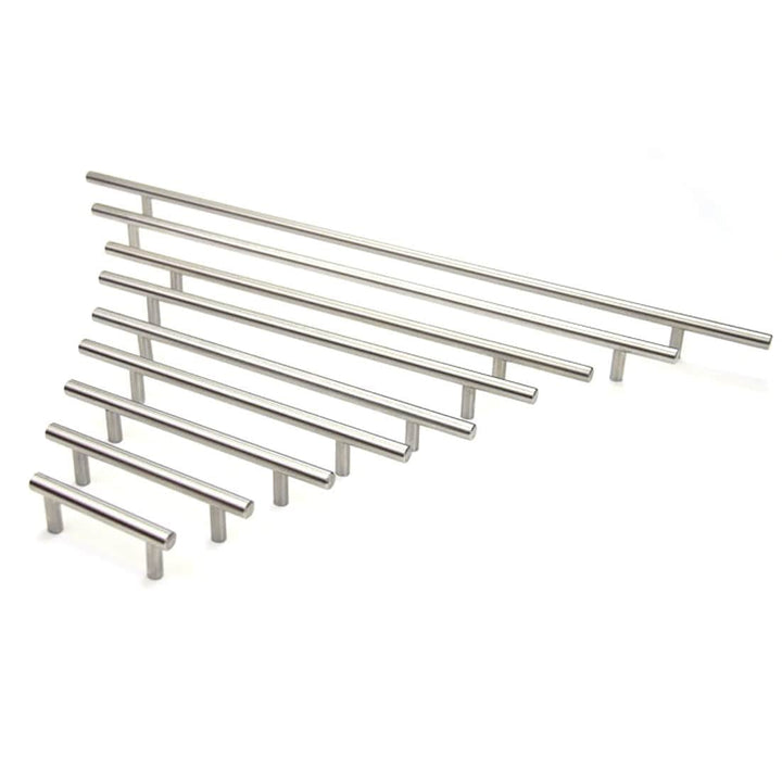 22" Solid Stainless Steel Cabinet Bar ull Handles Stainless Steel Cabinet Bar - Diamond Home USA