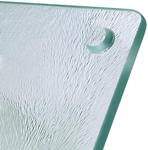 Chop-Chop Glass Cutting Board / Counter Saver 12"x15" - Diamond Home USA