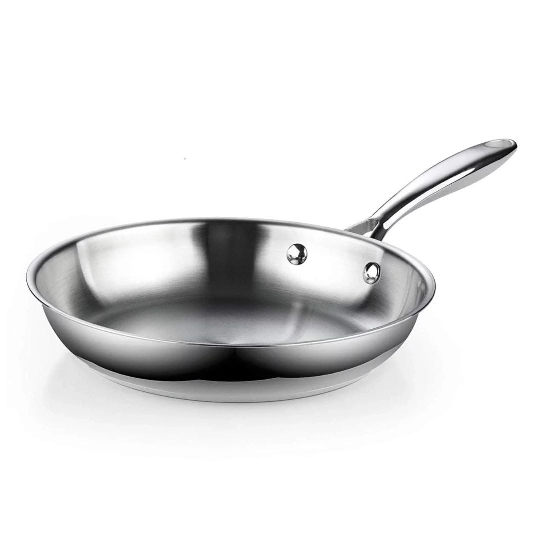 Classic 10-Piece Stainless Steel Cookware Set Silver - Diamond Home USA