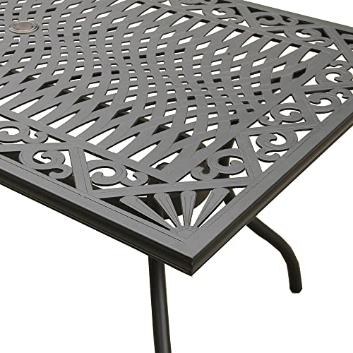 Oakland Living 1827-RECTANGLE-68-ORNATE-TALE-LK Ornate Outdoor Mesh Aluminum - Diamond Home USA