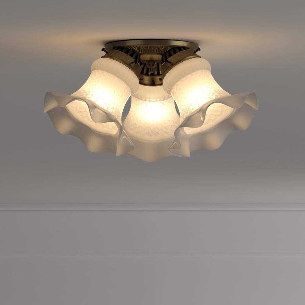 Westinghouse 6668600 Three-Light Flush-Mount Interior Ceiling Fixture Antique - Diamond Home USA