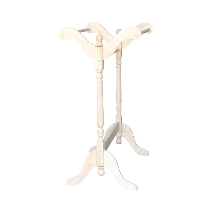 Unfinished Parawood Quilt Rack Cabin Lodge Casual Traditional Wood - Diamond Home USA