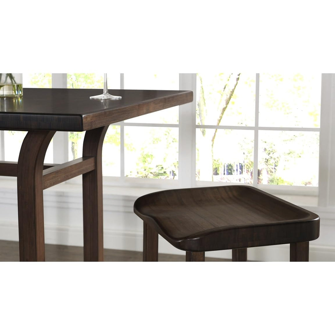 Greenington Tulip 26" Counter Height Stool Black Walnut - Diamond Home USA