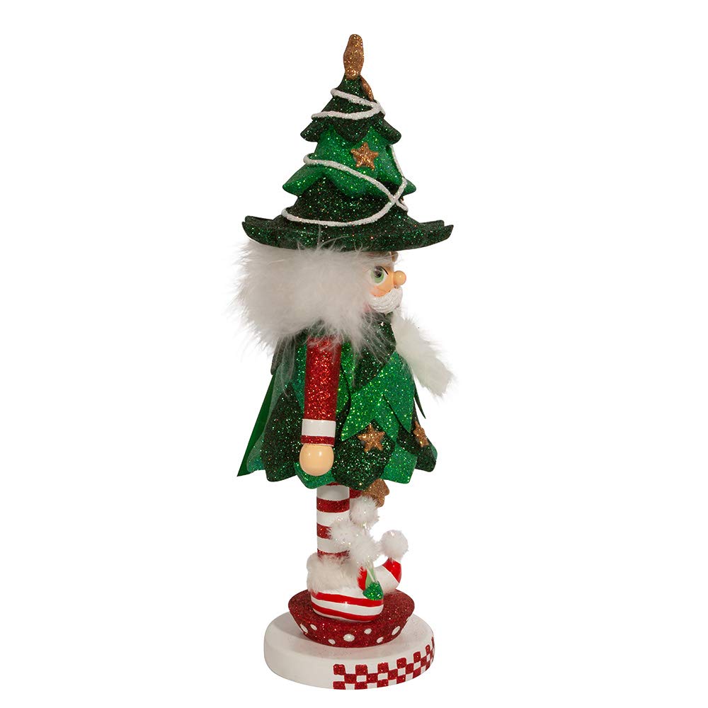 Kurt S. Adler HA0566 Hollywood Jolly Tree Christmas Hat Nutcracker Multi-Colored - Diamond Home USA
