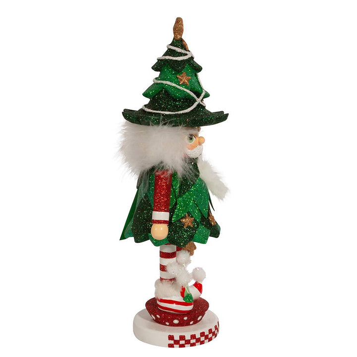 Kurt S. Adler HA0566 Hollywood Jolly Tree Christmas Hat Nutcracker Multi-Colored - Diamond Home USA
