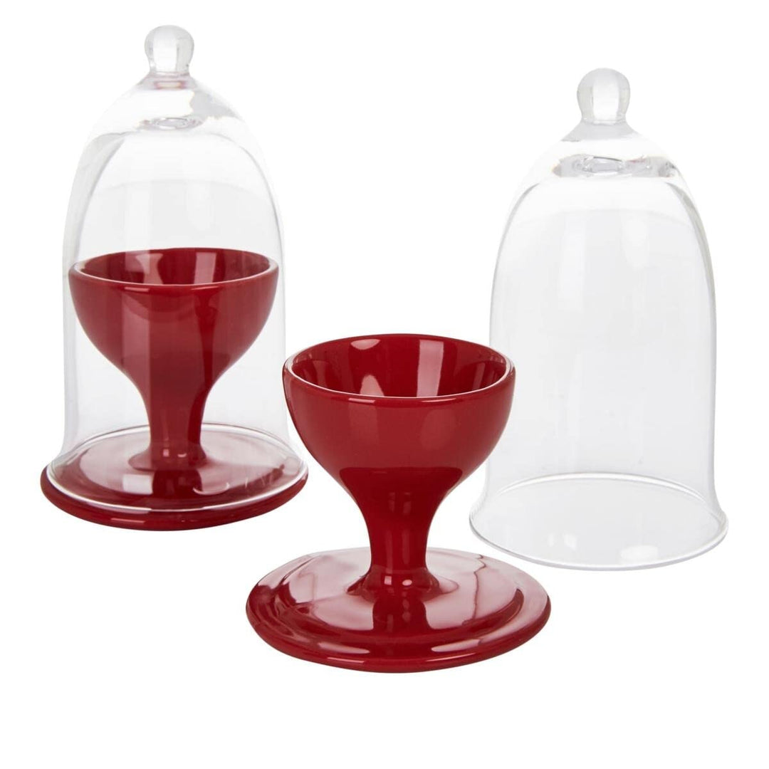 Stone 2-Piece Egg Cup and Sets Red