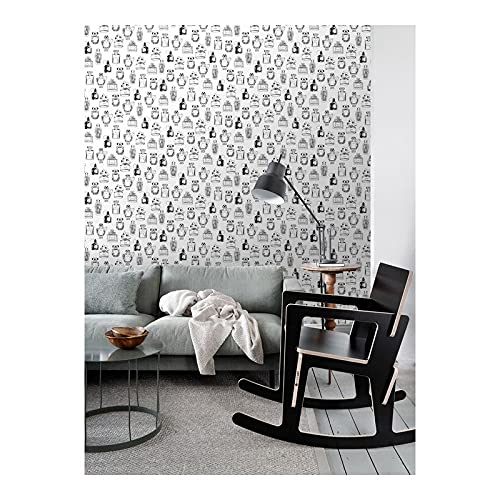 White Perfume Bottles Wallpaper 20.5 X Abstract Washable - Diamond Home USA