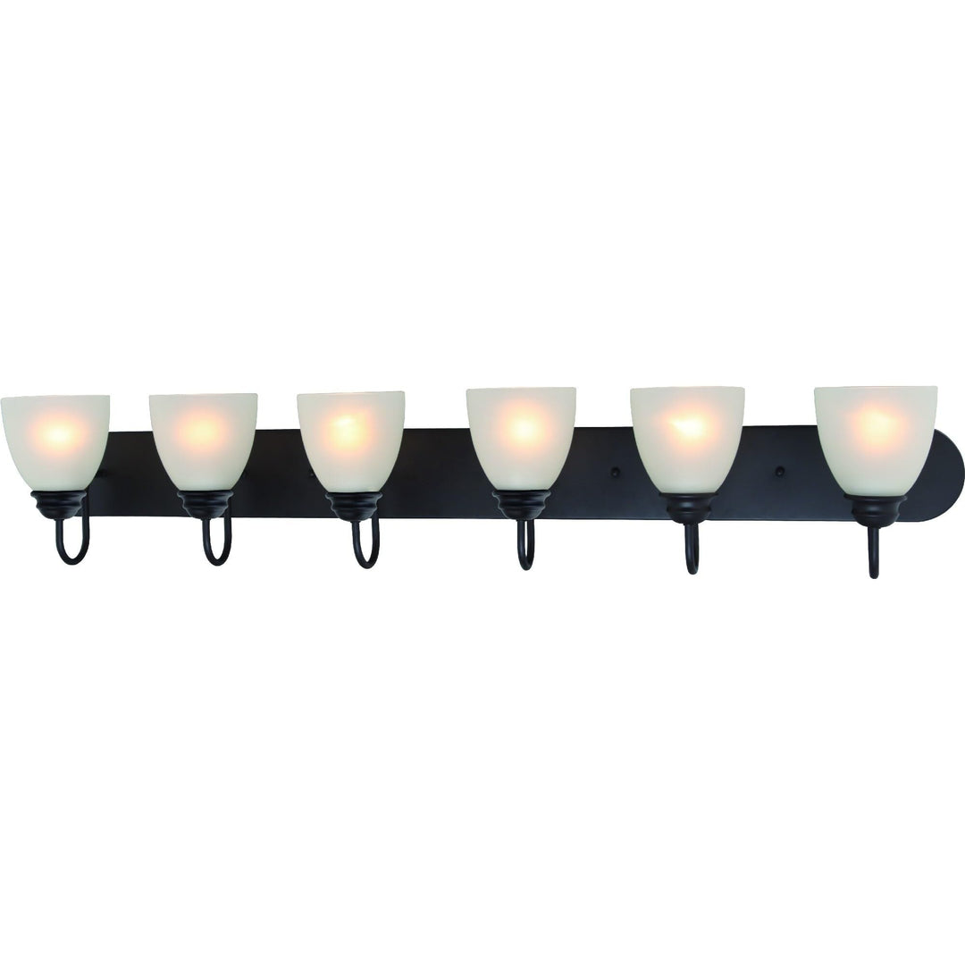 Volume Lighting V1986-79 Volume Lighting V1986 Mari 6 Light 48" Wide Bathroom