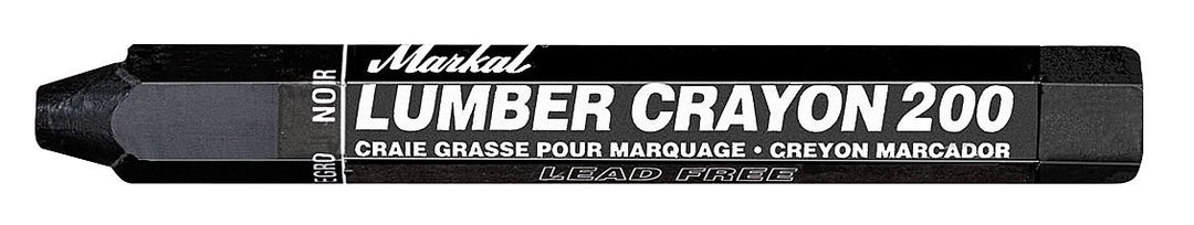 Markal Lumber Crayon Black PK12