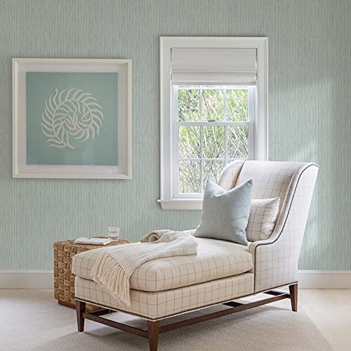 Light Blue Texture Wallpaper 20.5in X Abstract Farmhouse Paper Washable - Diamond Home USA