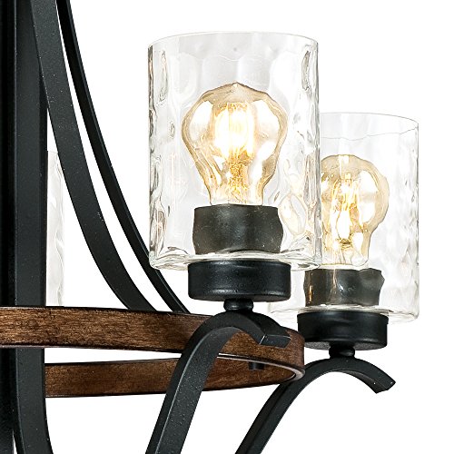 Westinghouse 6331900 nwell Five-Light Indoor Chandelier Textured Iron and - Diamond Home USA