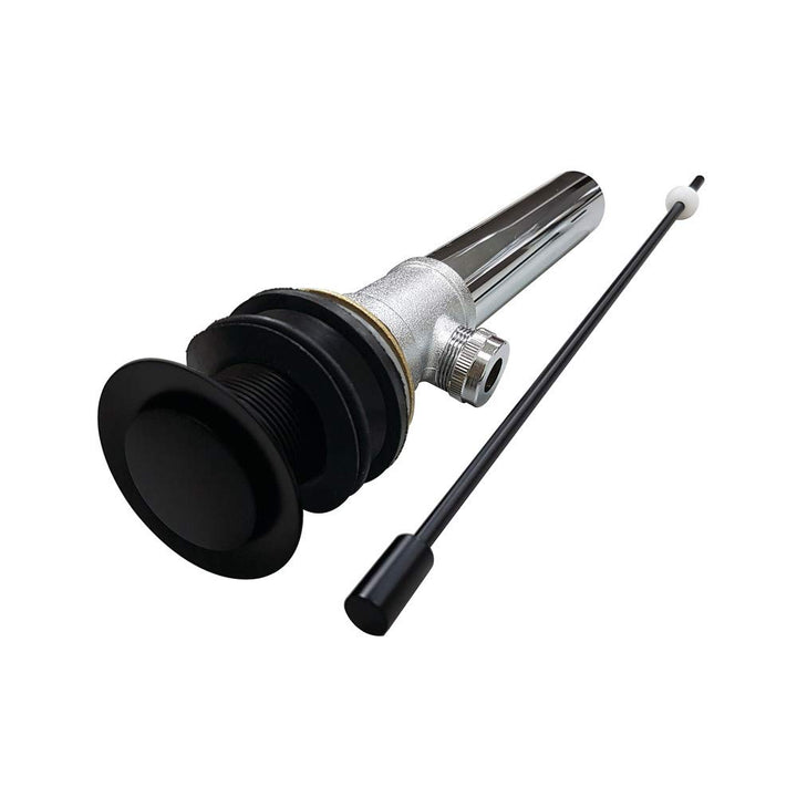 Kingston Brass KS8100MB Concord Bathroom Sink Drain 7-13/16" Length Matte Black