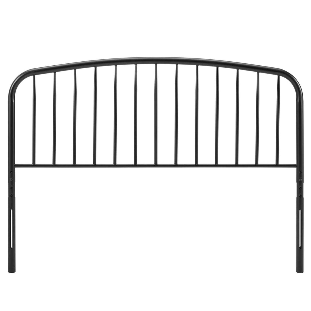 Modway MOD-6151-BLK Nova King Metal Headboard Black - Diamond Home USA