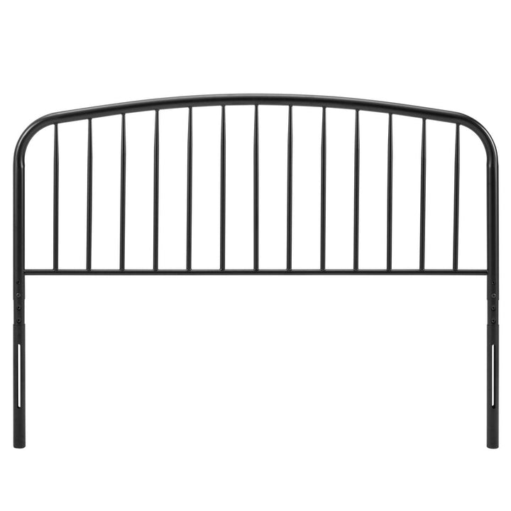 Modway MOD-6151-BLK Nova King Metal Headboard Black - Diamond Home USA