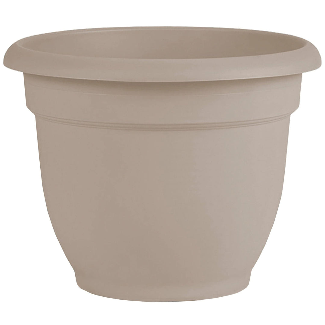 Self Watering Planter: 20" Pebble St1 Durable Resin Pot for Indoor and Outdoor