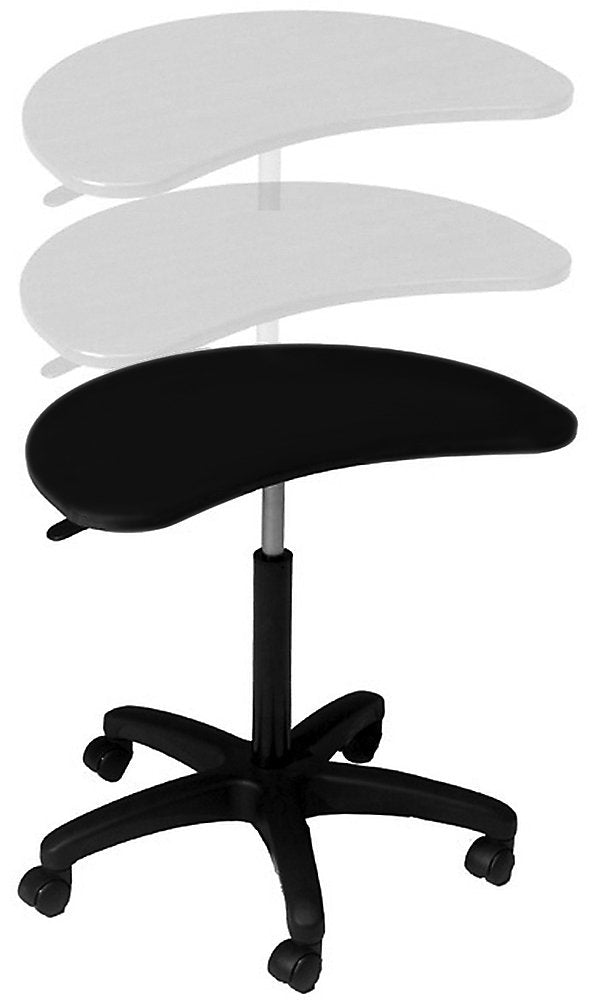 Balt POP Mobile Height Adjustable Laptop Stand - Black - Diamond Home USA