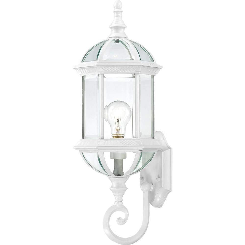 Nuvo 60/3497 One Light Outdoor Wall Mount White - Diamond Home USA