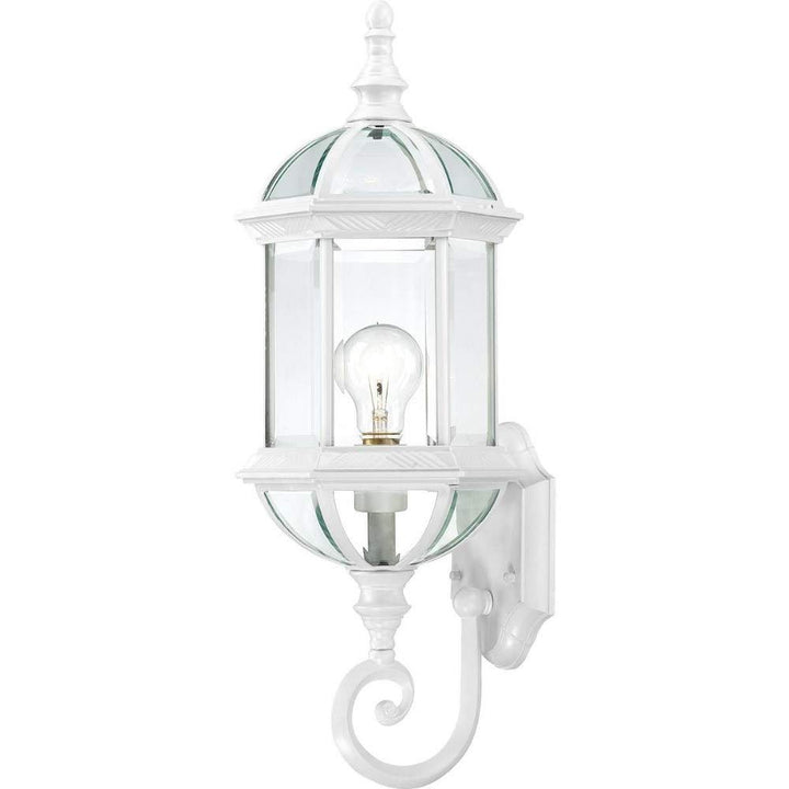 Nuvo 60/3497 One Light Outdoor Wall Mount White - Diamond Home USA