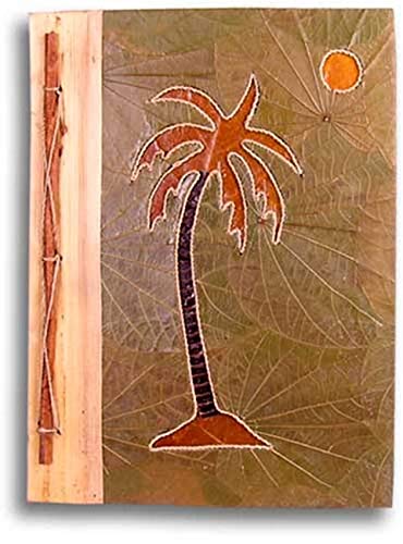Handmade Palm Tree Design Bamboo/Leaves Photo Album (Indonesia) Multi Color
