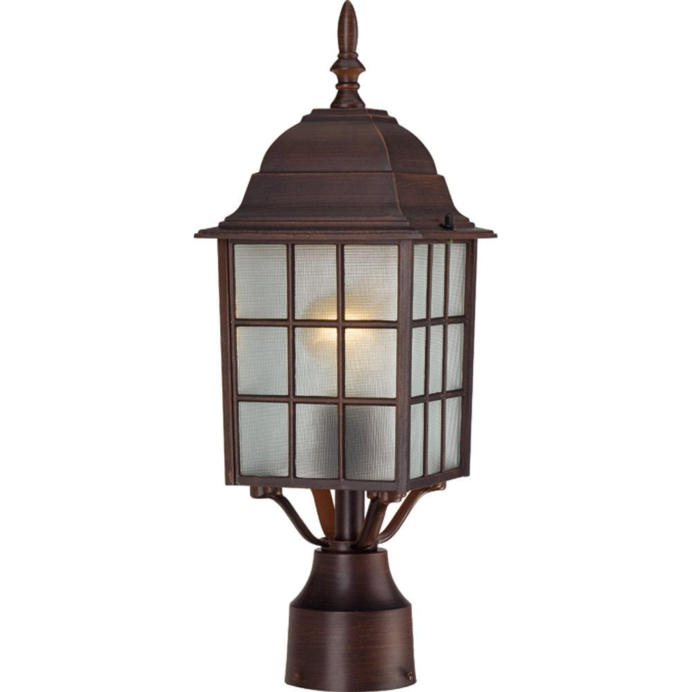 Nuvo Lighting 60/4908 Adams One Light Post Lantern 100 Watt A19 Max. Frosted