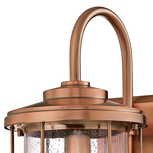 Westinghouse 6347900 Ferry One-Light Outdoor Wall Fixture Washed Copper Finish - Diamond Home USA