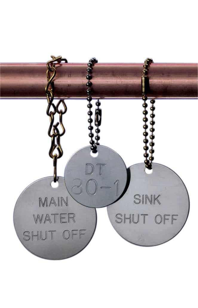 Brady 44400 Stock Blank Stainless Steel Tags Stainless Steel /2" diameter - Diamond Home USA