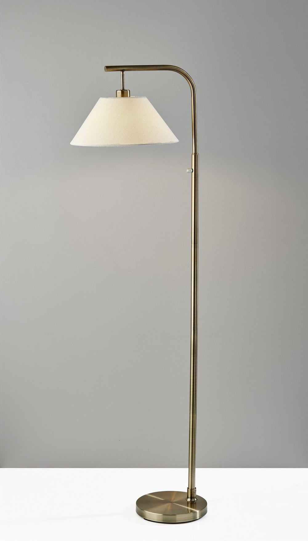 SIMPLEE ADESSO Hayes Floor Lamp Antique Brass - Diamond Home USA