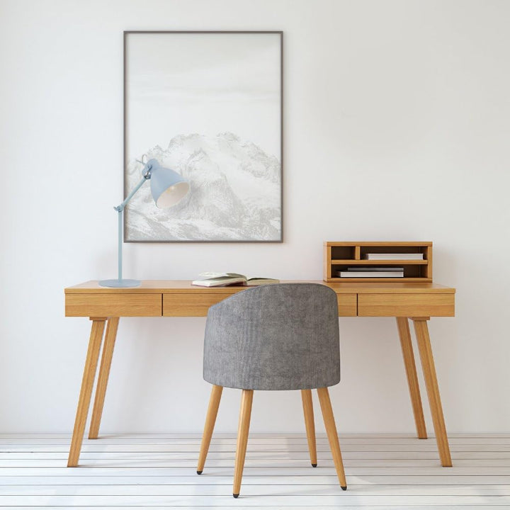 EGLO 204085A Priddy 17 inch esk Lamp Plug-in Lighting for Living Room Bedroom - Diamond Home USA