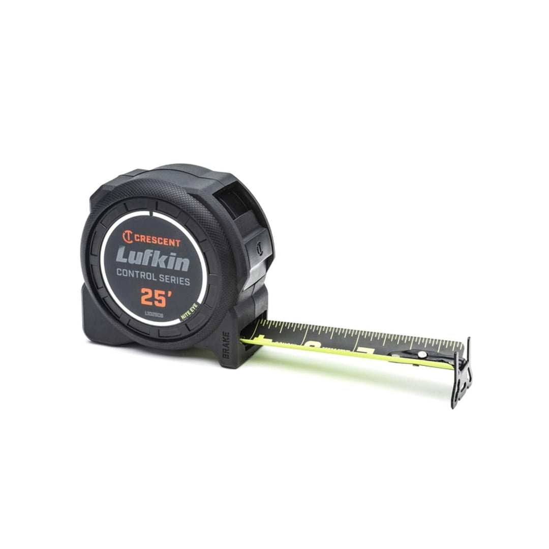 25 Ft. L X 1-3/16 in. W Control Series Black Blade Tape Measure Abs