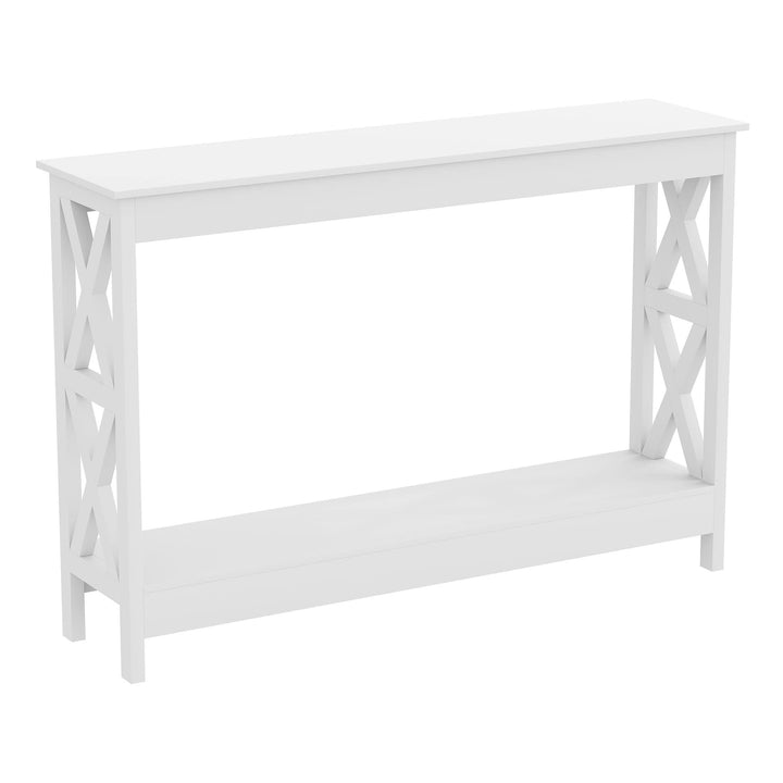 Entryway Table/Console Table-47.25" Long/te with 1 Shelf 47.25" X 12" 32" - Diamond Home USA